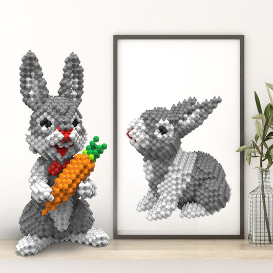 🐣 Celebrate Easter with Creativity: Build Your Own Easter Bunny Brick Toy | Kadele