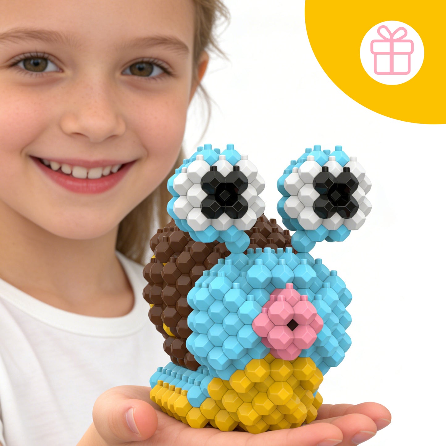 KADELE Snail Building Sets, 237 Pieces Extremely Challenging STEM Building Blocks Toy for Ages 12+, Educational Learning, Family Fun & Creative Development Activity Kit