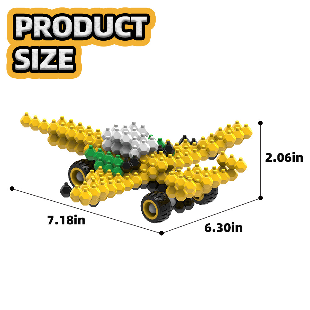 KADELE Ensemble de blocs de véhicule militaire, blocs de construction STEM extrêmement difficiles pour enfants, jouets de construction éducatifs 3 en 1 Micro 3D pour garçons et filles de 6 ans et plus (172 pièces)