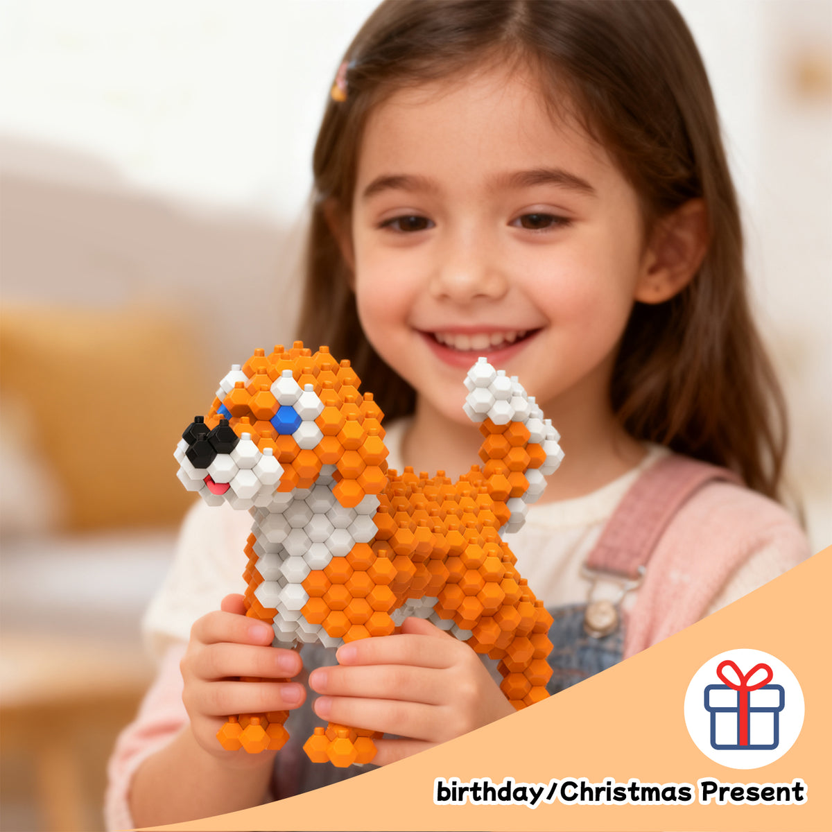 KADELE Cute Dog Building Animal Sets, Golden Retriever