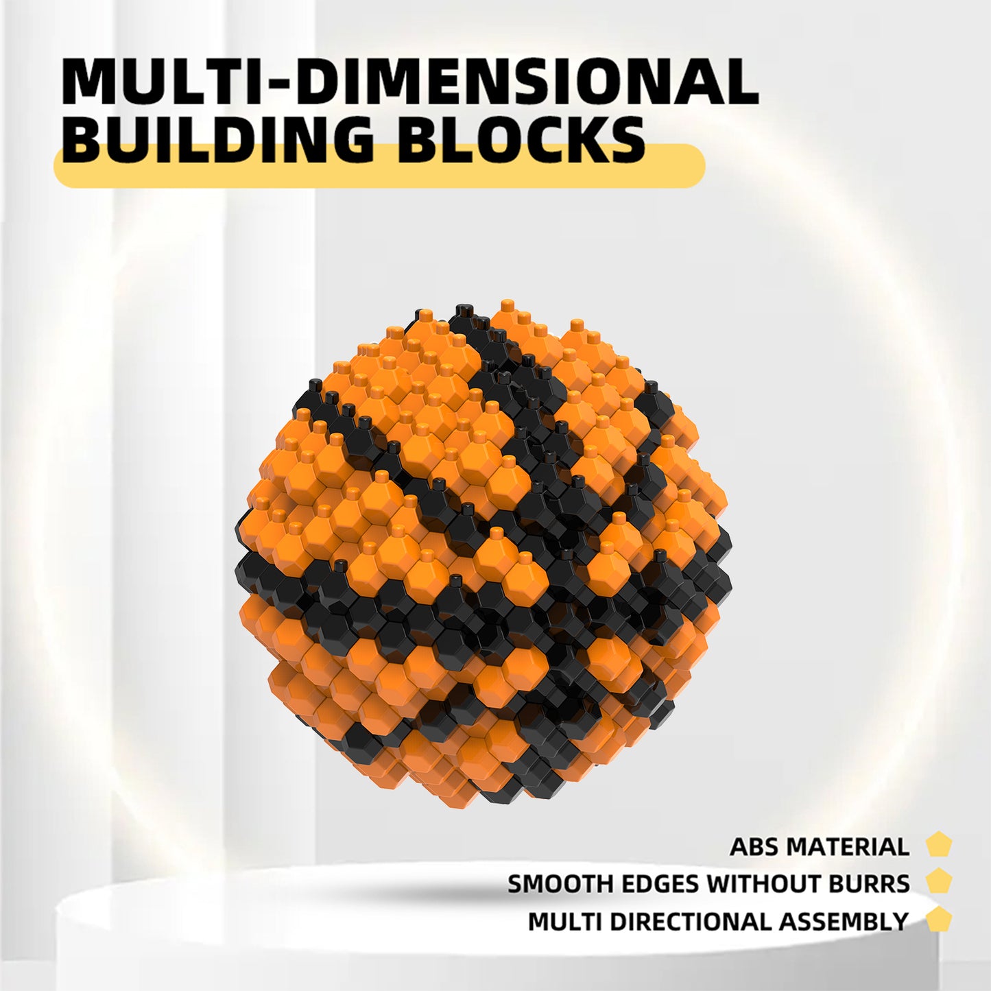 Mini Basketball Building Block Toy – 239PCS 3D Puzzle Ball for Teens and Adults, Creative Sports Gift for Boys, Girls, Collectors – Kadele Brick Set for Display or Play