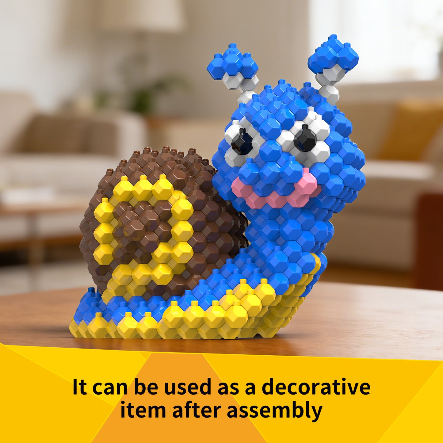 KADELE Snail Building Sets,225 Pieces Extremely Challenging STEM Building Blocks Toy for Ages 12+,Educational Learning, Family Fun & Creative Development Activity Kit