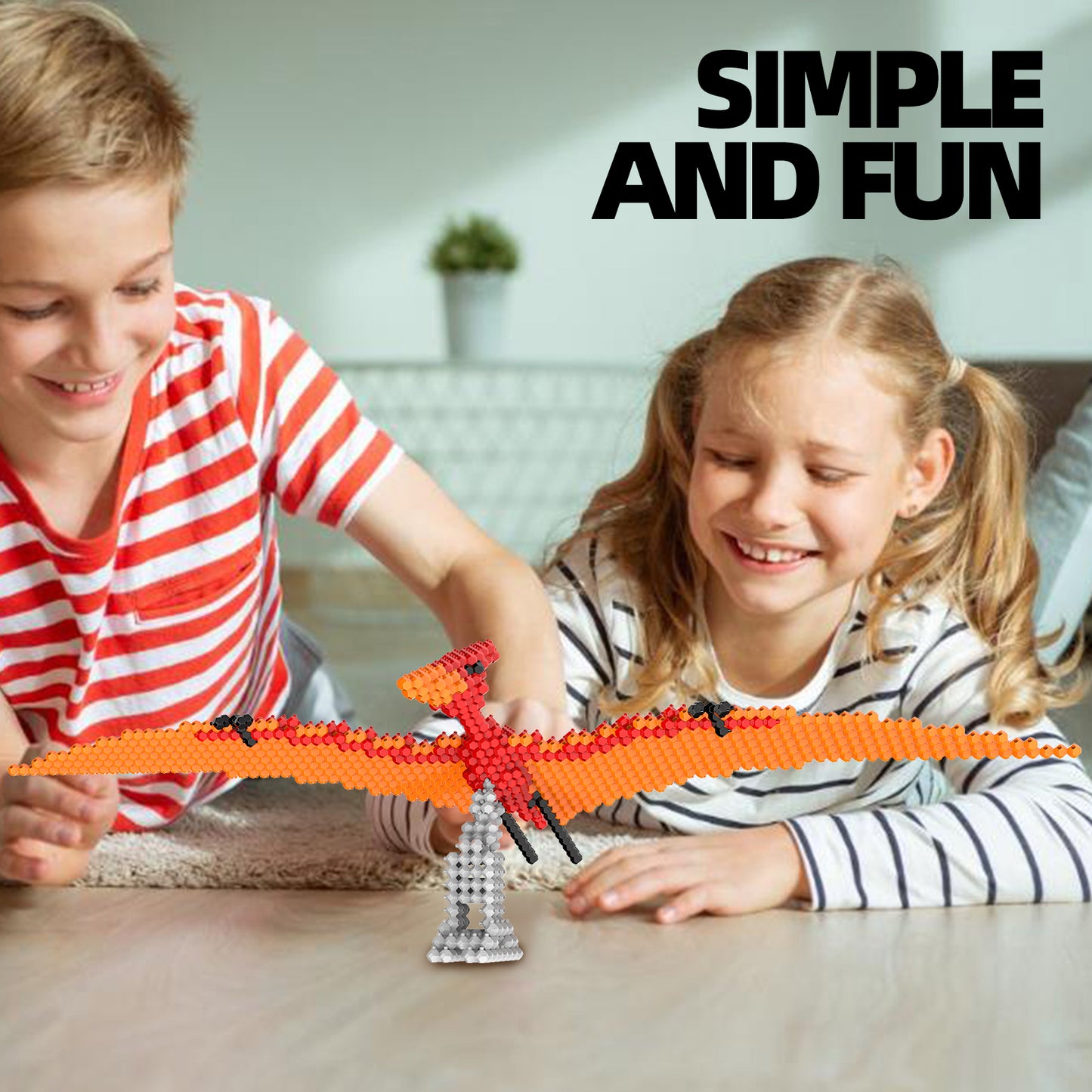 KADELE Fun Dinosaur Building Set 267PCS, Pterosaur Creative Educational Toys Boys Girls 8+, Animal Figures Building Kit Model Jurassic Dino Blocks Toy Dispaly Present for Kids & Adults