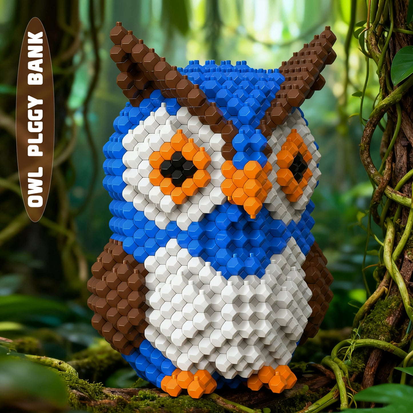 KADELE Owl Building Block Set, 548 Pieces, Adults Challenging STEM Block Decorations, Miniature 3D Educational Toys for Ages 16 and Above