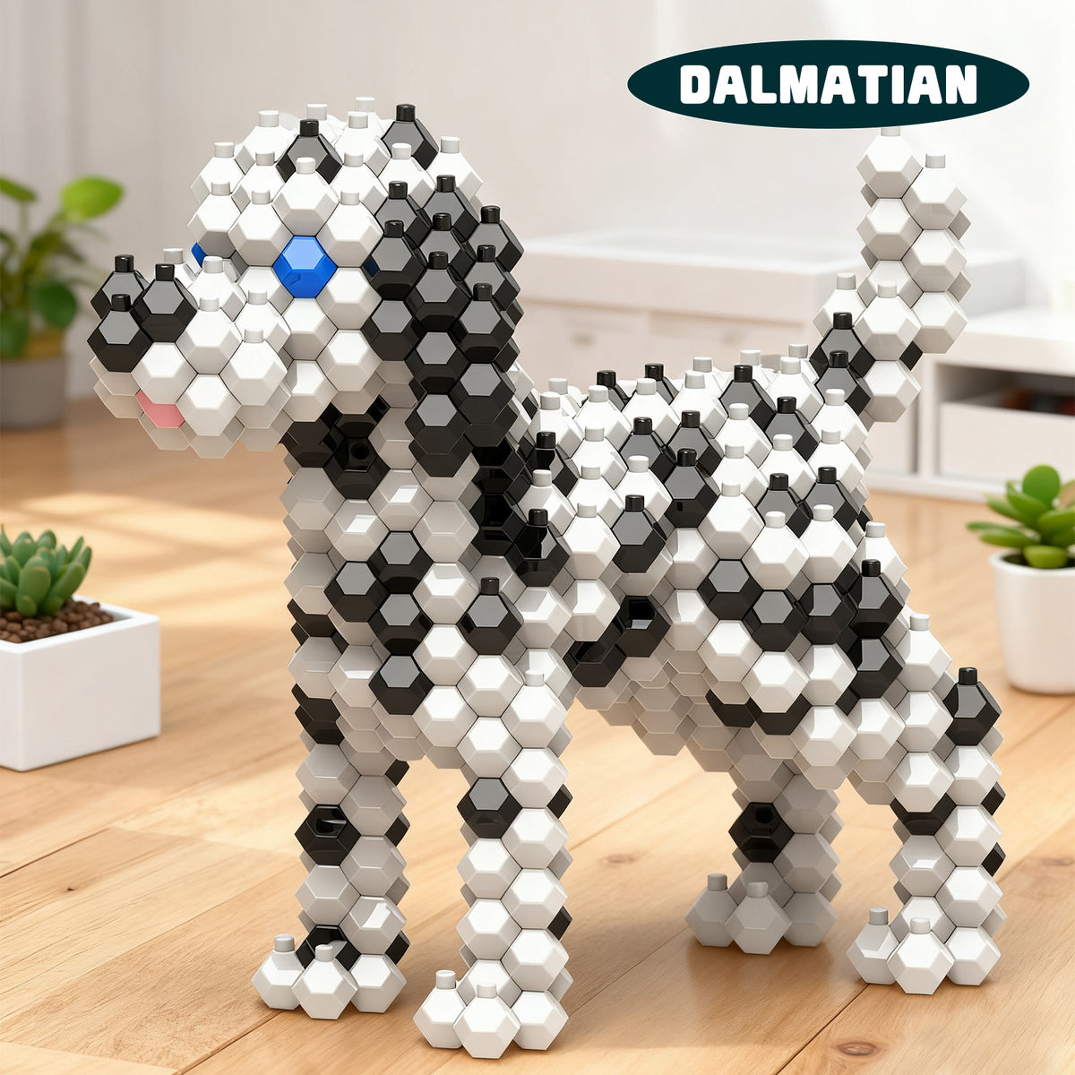 KADELE Dog Building Animal Sets, Extremely Challenging STEM Building Blocks Decor for Adults Kids, Micro 3D Educational Toys for Boys Girls Ages 12 and Up,German Shepherd