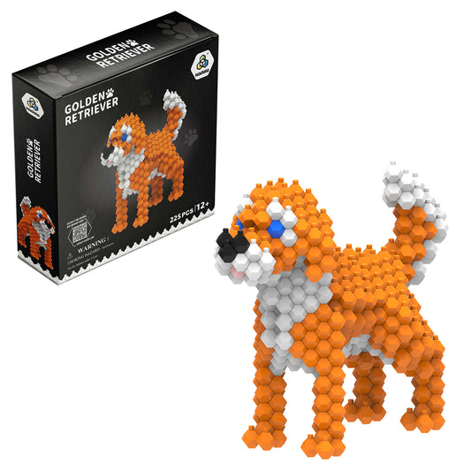 KADELE Cute Dog Building Animal Sets, Golden Retriever