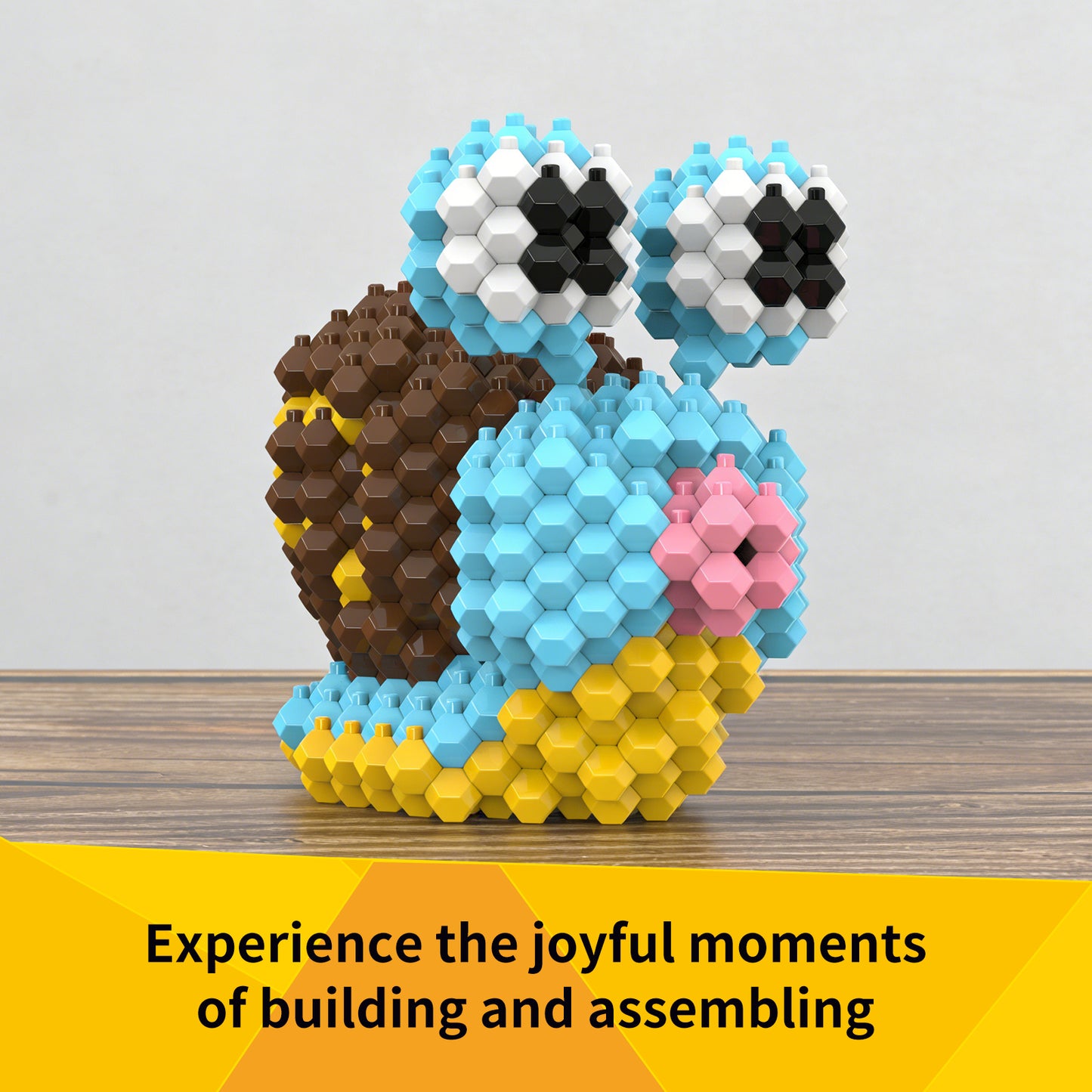 KADELE Snail Building Sets, 237 Pieces Extremely Challenging STEM Building Blocks Toy for Ages 12+, Educational Learning, Family Fun & Creative Development Activity Kit